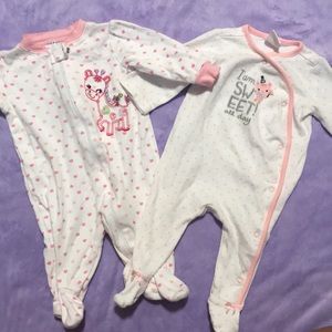 Sleep and play baby girl one piece